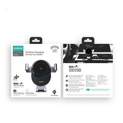 Держатель в автомобиль Joyroom JR - ZS212 в воздуховод + беспроводная зарядка (15W) 110447 - фото 1777