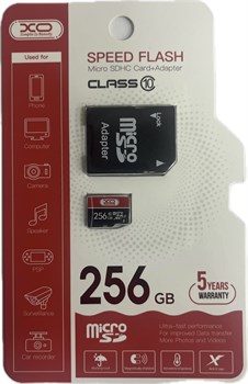 Карта памяти Micro SD XO - 256 gd 112906 - фото 2501