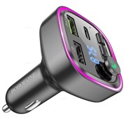 FM трансмиттер Borofone BC48 (QC3.0 + PD 18W) (быстрая зарядка) 111593