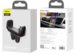 Держатель в автомобиль Baseus Steel Cannon Air Outlet Car Mount (silver) (SUGP - 0S) в воздуховод (зажим) 110408