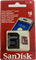 Карта памяти Micro SD SanDisk - 16 gb (+ SD адаптер) 10kl 110765 - фото 2512