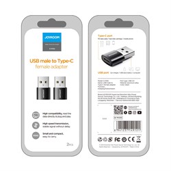 Переходник (OTG) USB → Type C Joyroom S - H152 (2 шт. в комплекте) 110877