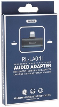 Audio конвертер Remax RL - LA04i для iPhone (Lightning → Dual Lightning) 110905