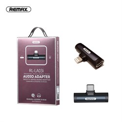 Audio конвертер Remax RL - LA03i для iPhone (Lightning → Lightning + Jack 3,5) 110904