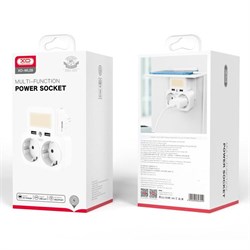 СЗУ XO WL09 (2AC + 2USB (2.4A) , ночник , подставка) 109726