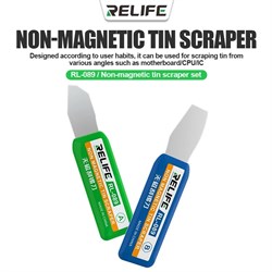 Набор немагнитных скребков Relife RL - 089 для нанесения и выравнивания BGA пасты (комплект 2шт) 111996