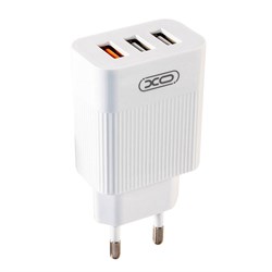 СЗУ XO L72 3 USB QC3.0 (быстрая зарядка) 111370
