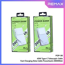 Внешний АКБ Power Bank Remax FCP - 30 (20.000 мАч) (22.5W QC+PD 45W быстрая зарядка) 113346
