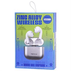 Bluetooth гарнитура (TWS) Remax TWS-03 (V6.0) + док.станция 113750