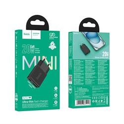 СЗУ Hoco N73 1 USB (QC3.0) + 1 Type-C (PD 20W) (быстрая зарядка) 113791