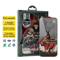 Защитное стекло "Monkey King" Samsung A36 / A366 (2025) / A56 / A566 (2025) / S24FE (SM-S721) (2024) / S25FE (SM-S731) (2025) (black) 113717