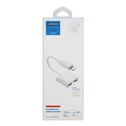 Audio конвертер Joyroom S - Y104 для iPhone (Lightning → Dual Lightning) 110896