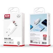 СЗУ XO L95 2 USB (2.4 мАч) (LED) 109721
