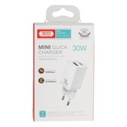 СЗУ XO HN238A 1 USB + 1 Type-C (PD 30W) (быстрая зарядка) 111059