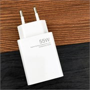 СЗУ Xiaomi 1 USB (55W) (быстрая зарядка) 113335
