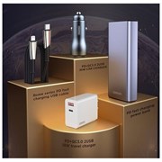 Набор зарядных устройств Joyroom JR - PGTZ QC3.0 (быстрая зарядка) СЗУ+АЗУ+PowerBank 10.000 мАч +кабель Type C - Lightning 109652