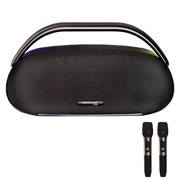 Портативная колонка Konfulon F41 (в комплекте 2 микрофона) (300W) 113748