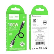 Кабель USB - Type C Hoco X96 (коробка) (0,25m) (6A) 113819