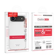 Чехол iPhone 17 Air (6.6) HOCO Light series (прозрачный силикон) (коробка) 113816