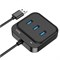 HUB HOCO HB31 USB - USB 3.0*4 (1,2m) 110927