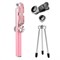Монопод (селфи палка) WO NEW BR - 11 Bluetooth_ 95 см (штатив+2 линзы в комплекте) 110541