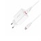 СЗУ Borofone BA21A 1 USB QC3.0 (18W) (быстрая зарядка) + USB кабель Micro 111406