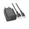 СЗУ Borofone BA72A 1 USB QC3.0 (быстрая зарядка) + USB кабель Type C 111521