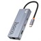 HUB HOCO HB52 Type-C to USB 3.0*2, HDMI, RJ45, TF card, MicroSD, PD (3 А) 113798